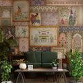 Life n Colors: 'Kahani' - Multi Indian Art Print Premium Wallpaper
