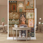 Life n Colors: 'Kahani' - Multi Indian Art Print Premium Wallpaper