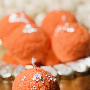 Motichoor Laddu Candles (Pack of 4)