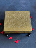 Square Wooden Chowki Stools