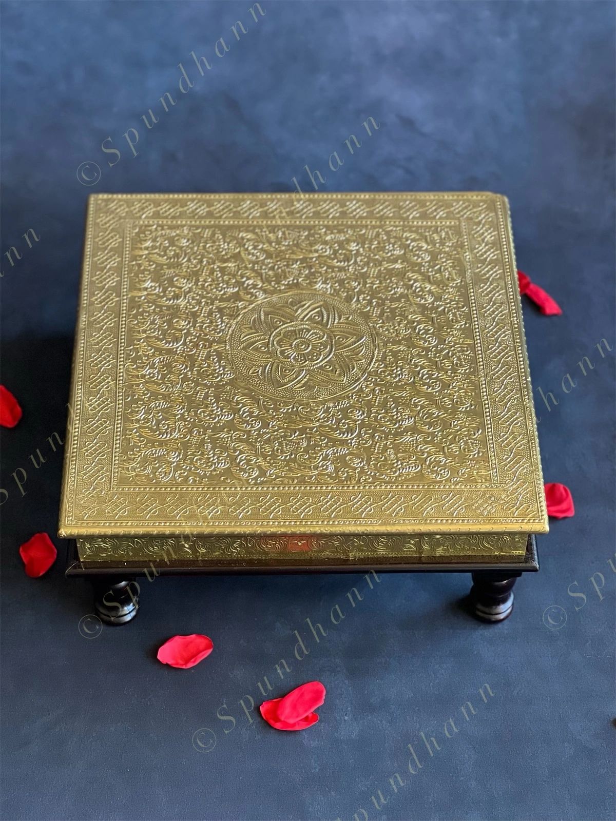 Square Wooden Chowki Stools