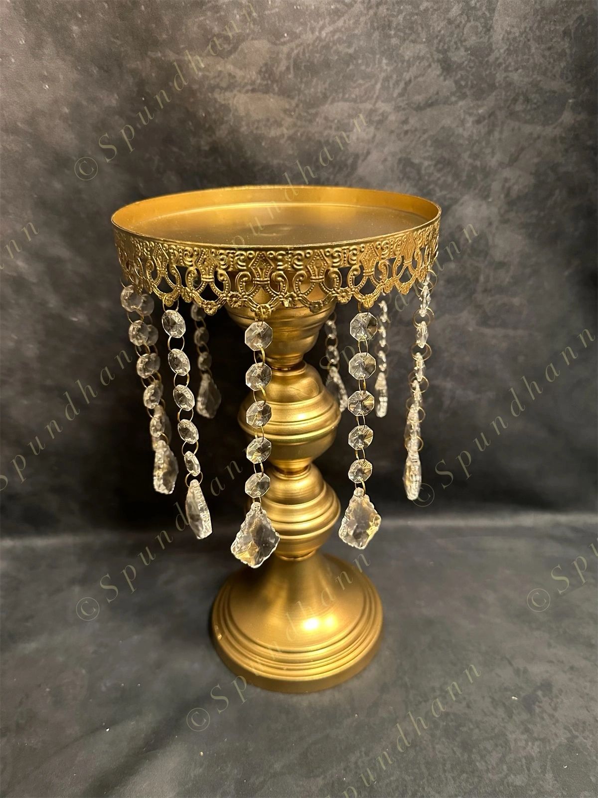Hanging Crystal Cake Stand