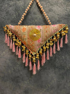 Decorative Embroidered Triangle Hanging Pillow