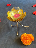 Lotus Standing Glass T Light