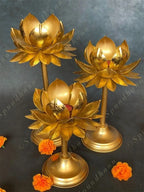 Lotus Standing Tea Light Set of 3