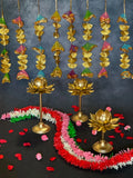 Lotus Standing Tea Light Set of 3