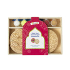 Make Your Own Rangoli Coaster Kit - 4 Wooden coasters