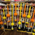 Marigold Mogra Bundle: Large Ball & Pom Pom Dangler with Mogra String Accents
