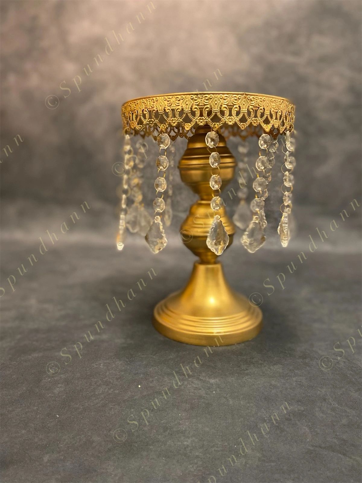 Hanging Crystal Cake Stand