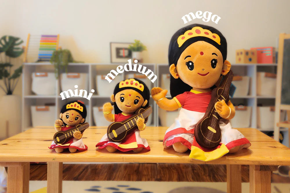 Mega Devi Saraswati Plush Toy