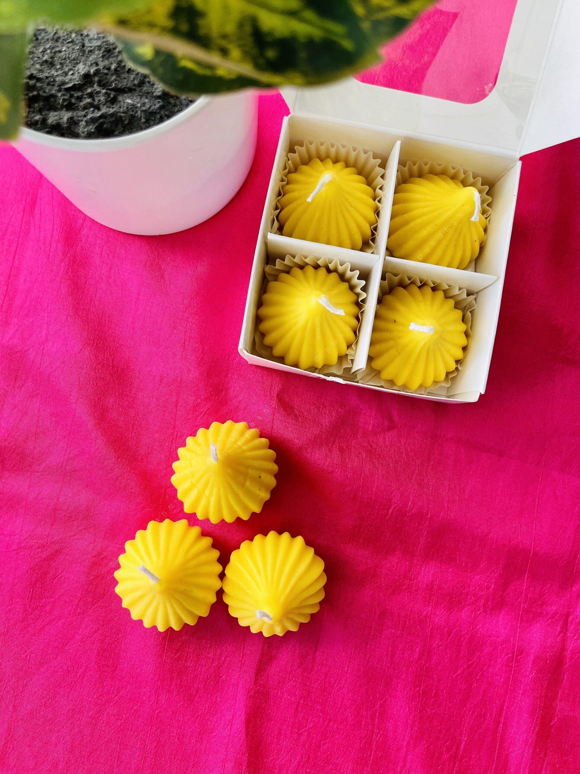 Modak Candles (Pack of 4)