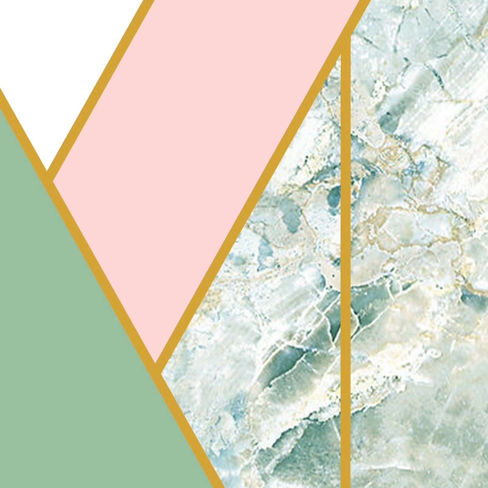 Life n Colors: Modern Geometric Print Art Wallpaper