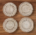 Woven Round Mat Looped Edge (13) (Pack of 4)