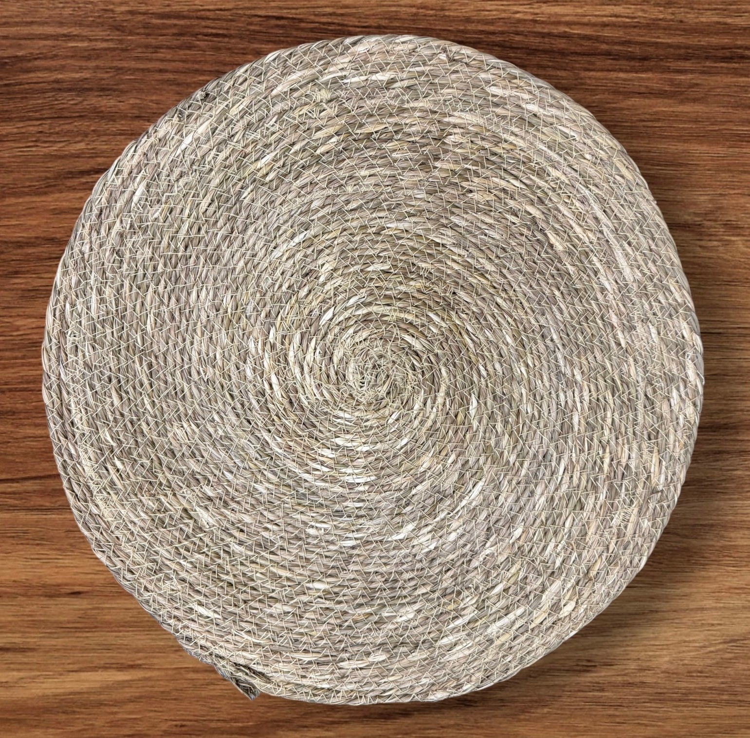 Woven Round Mat Seagrass Natural 14( Pack of 4)