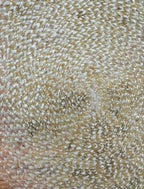 Braided Round Mat Natural White Mix (14) (Pack of 4)