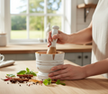 Aspen Mortar & Pestle Distressed White