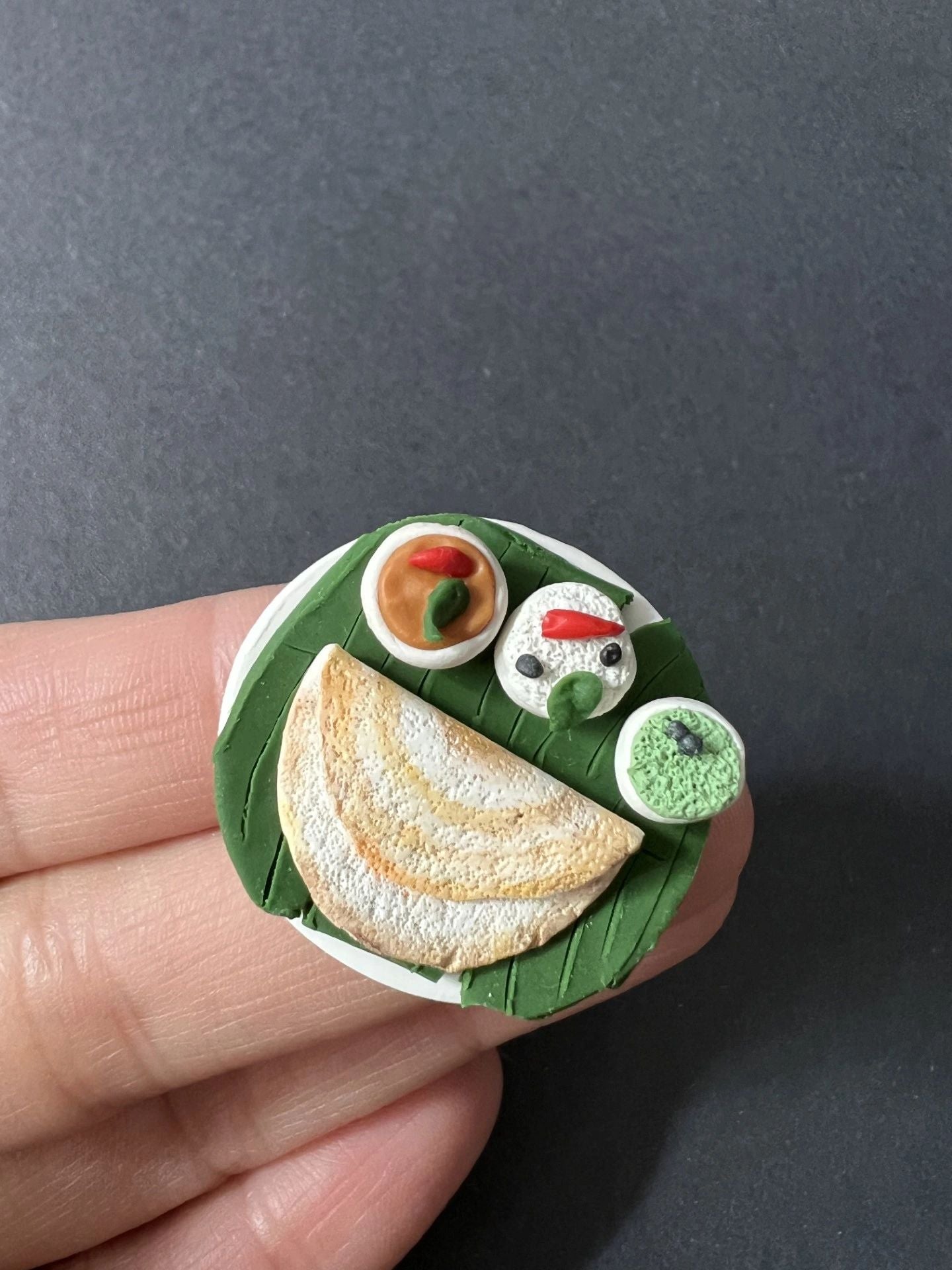 Plain Dosa Miniature Magnet