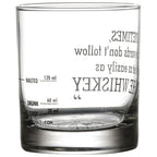 QUOTE WHISKEY GLASS SET OF 4
