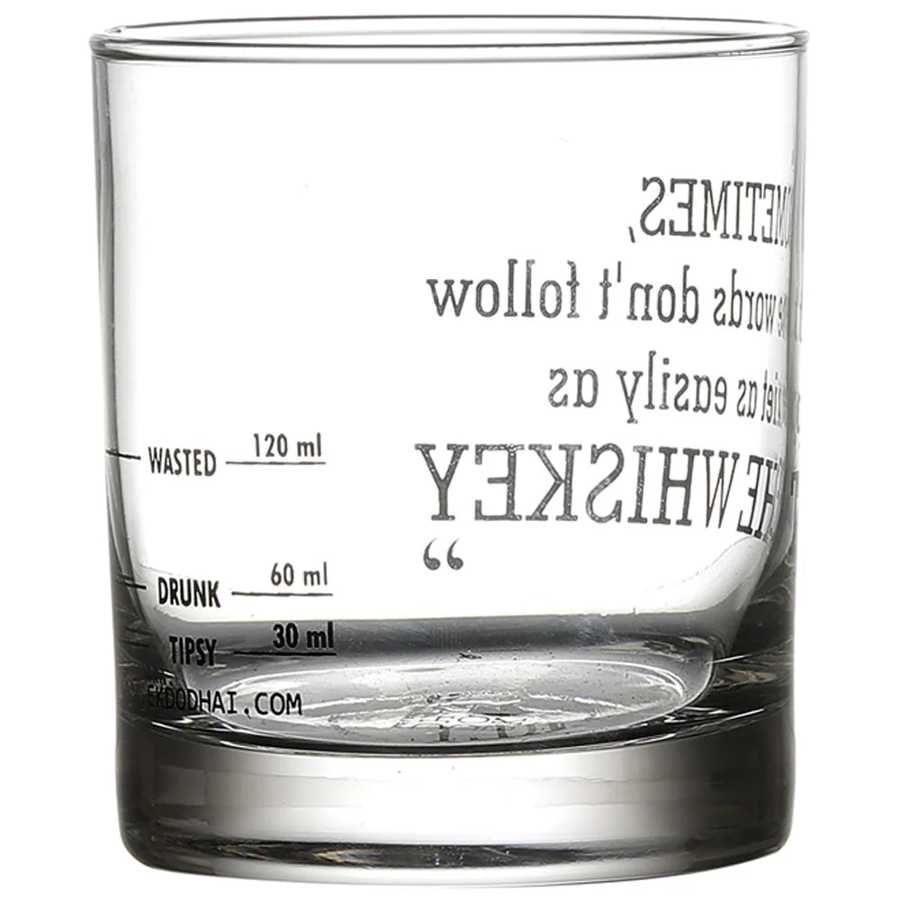 QUOTE WHISKEY GLASS SET OF 4