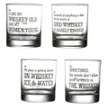 QUOTE WHISKEY GLASS SET OF 4