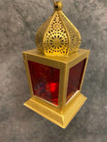 Stained Square Golden Lanterns