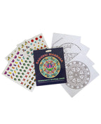 Rangoli Mandala Coloring & Sticker Book