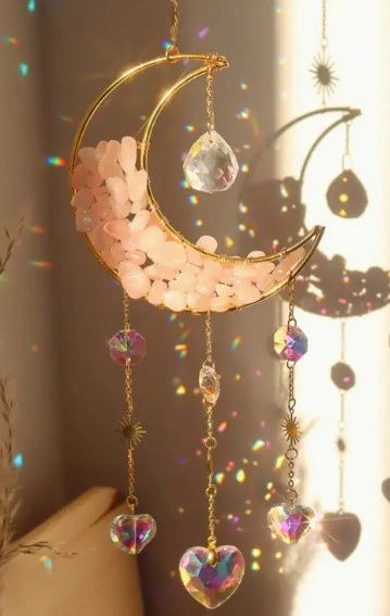 Moon Crystal Prisms Suncatcher