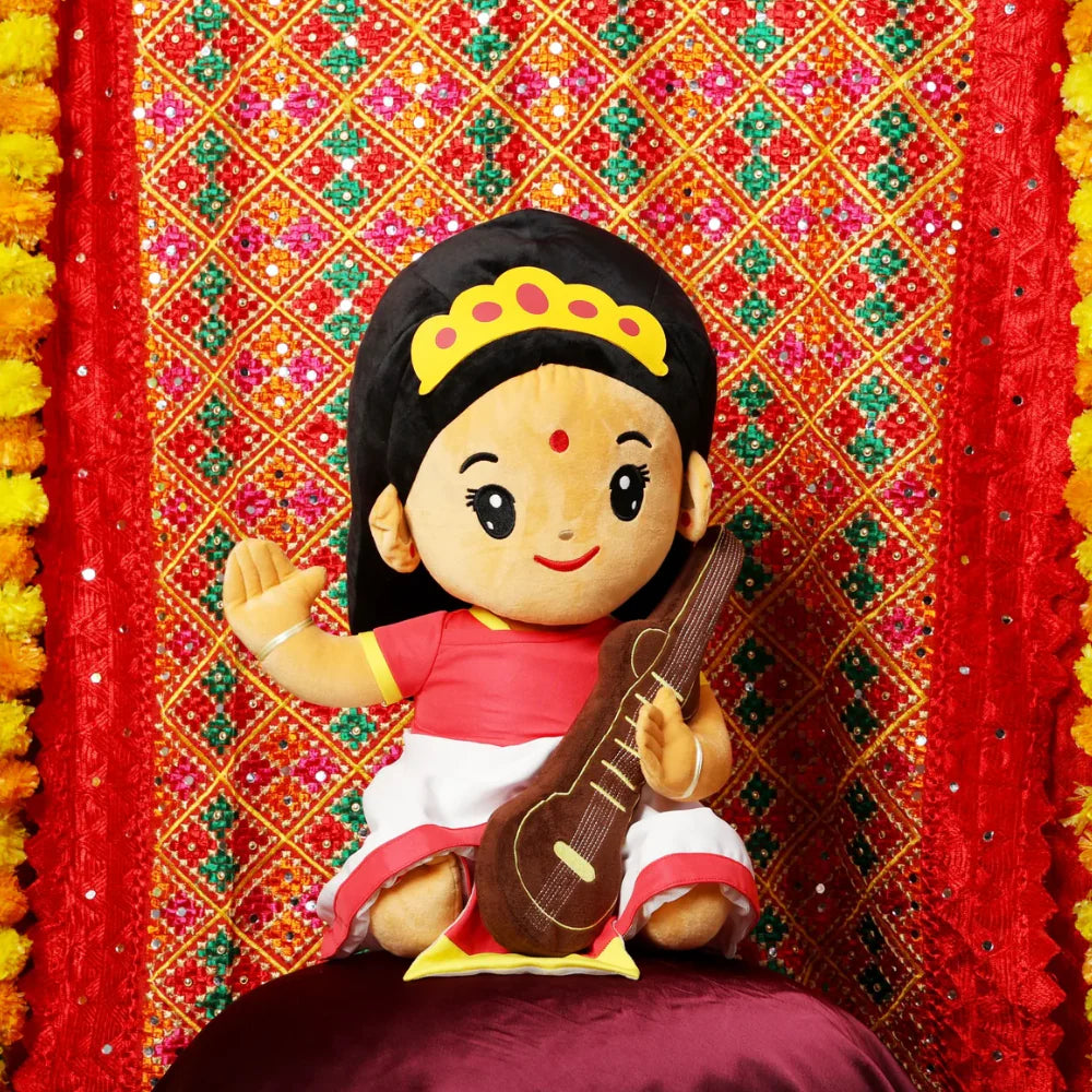 Mega Devi Saraswati Plush Toy