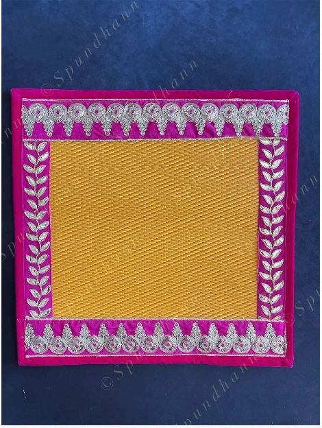 Square Asanas Chatai 18x 18 in