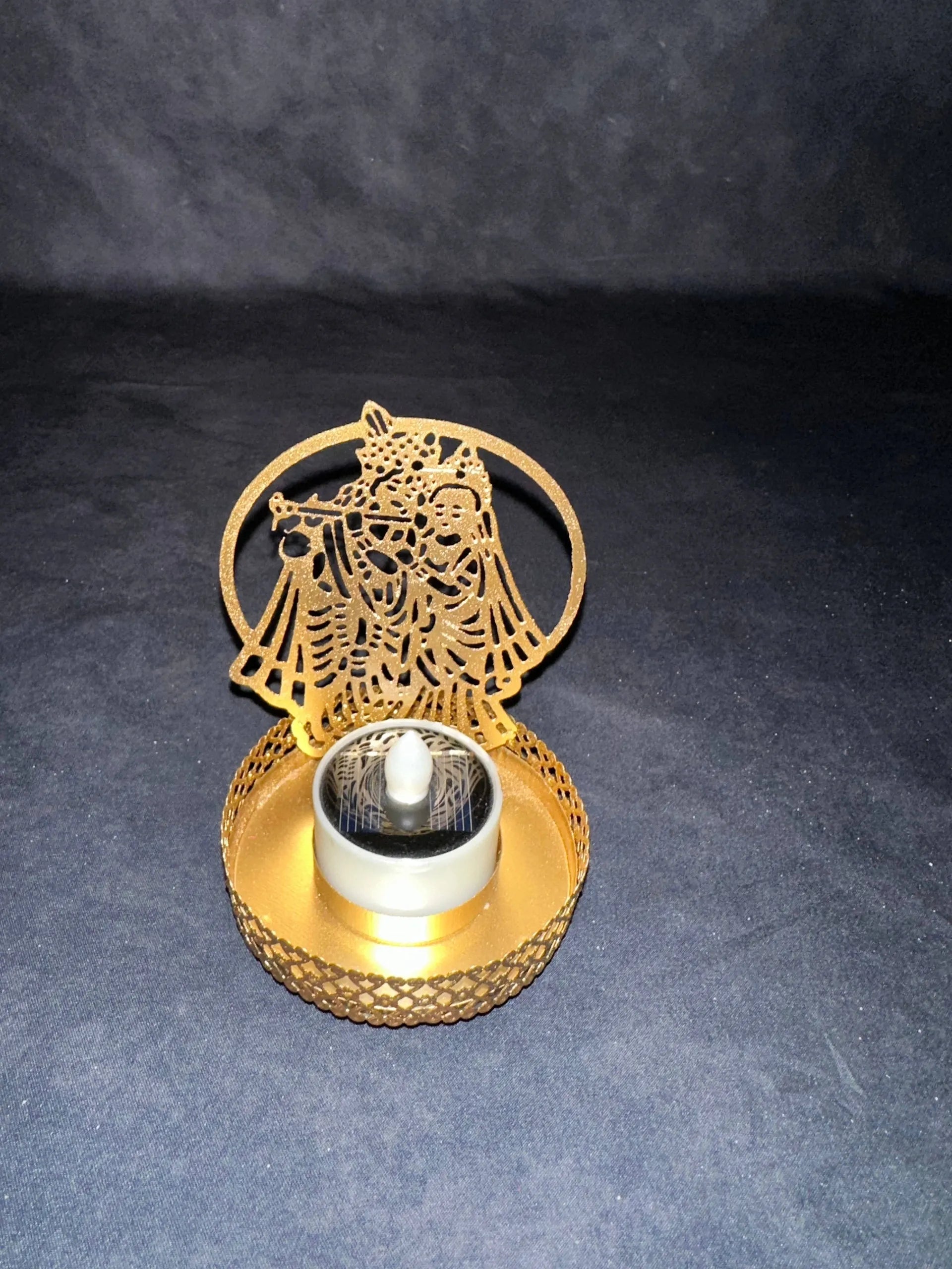 Shadow Tea Light Candle Holders Radha Krishna
