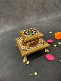 Square Meenakari Chowki