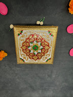 Square Meenakari Chowki
