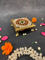 Square Meenakari Chowki