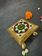 Square Meenakari Chowki