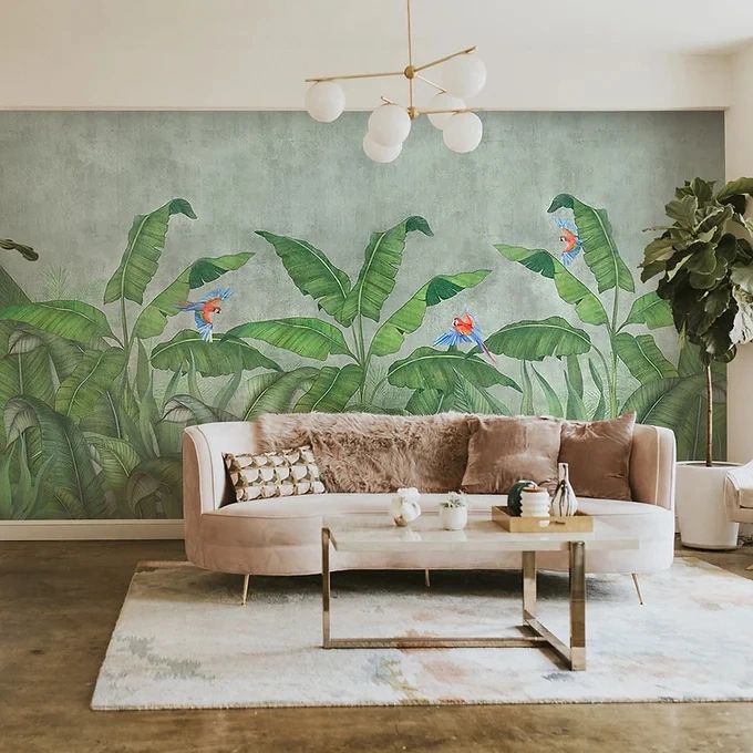 Life n Colors: Subtle Tropical Wallpaper