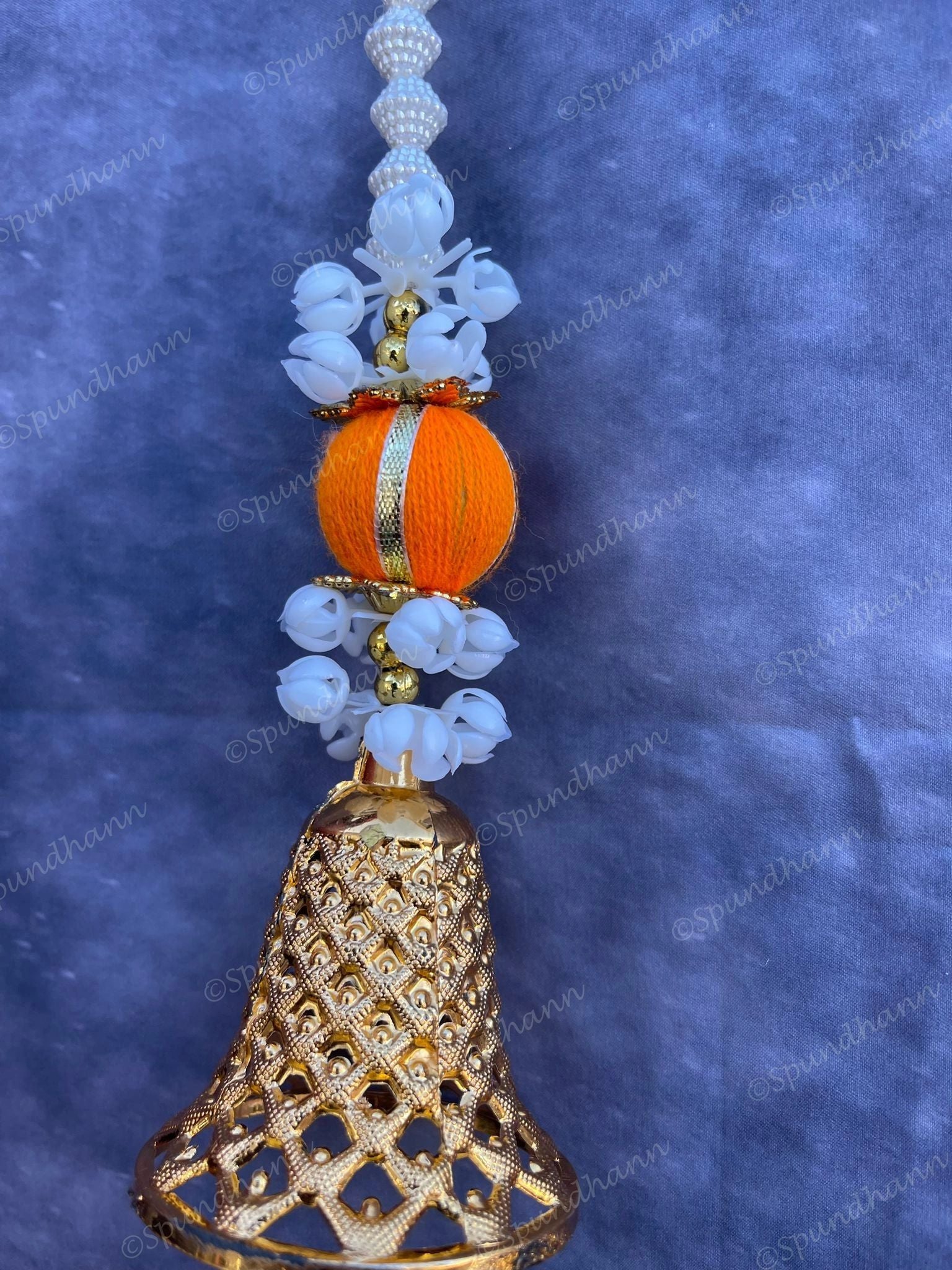 Mogra and Beads String with Bell Pair of 2