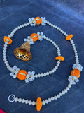 Mogra and Beads String with Bell Pair of 2