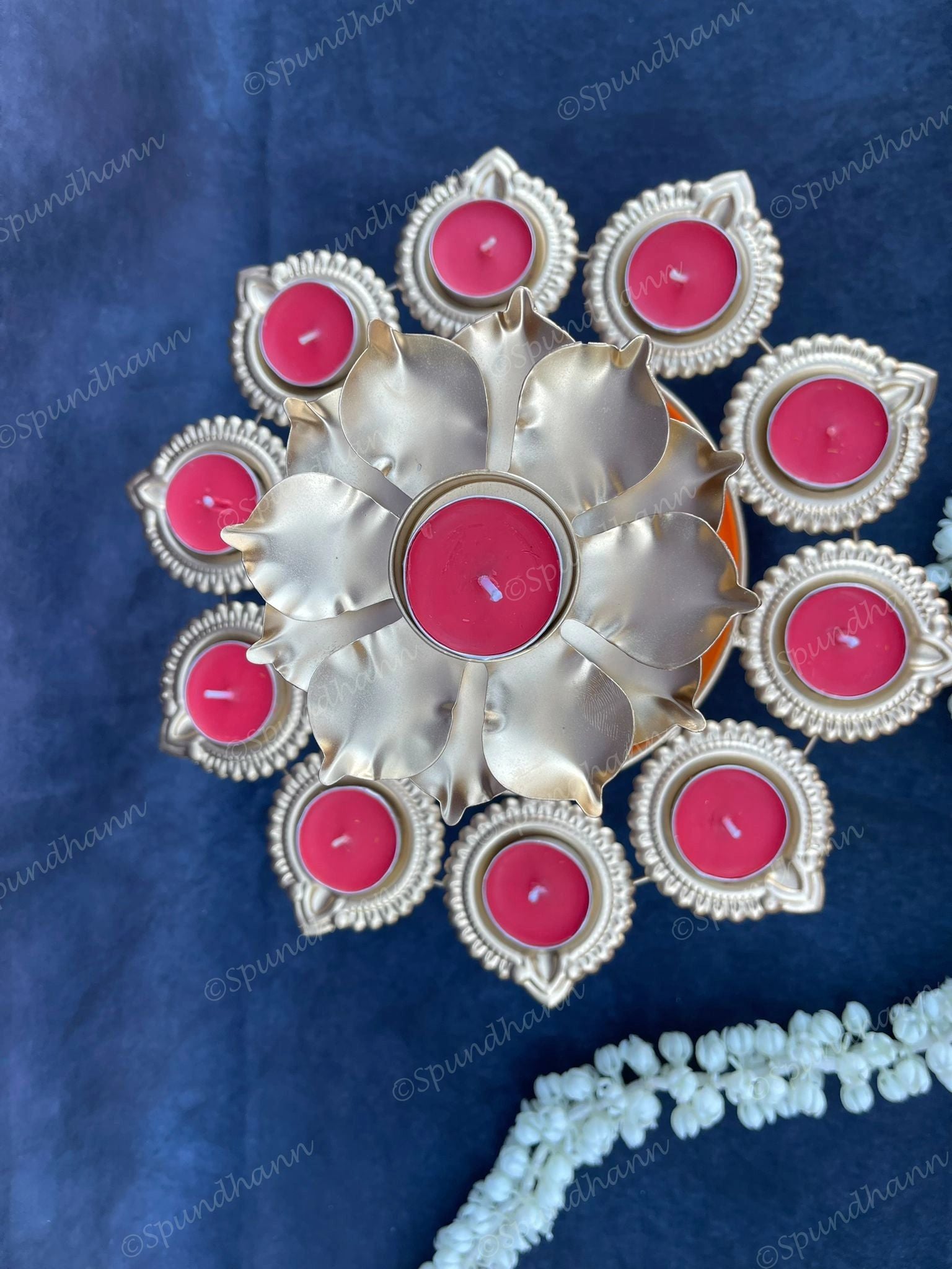 Diya Urli With Tea Light Holder