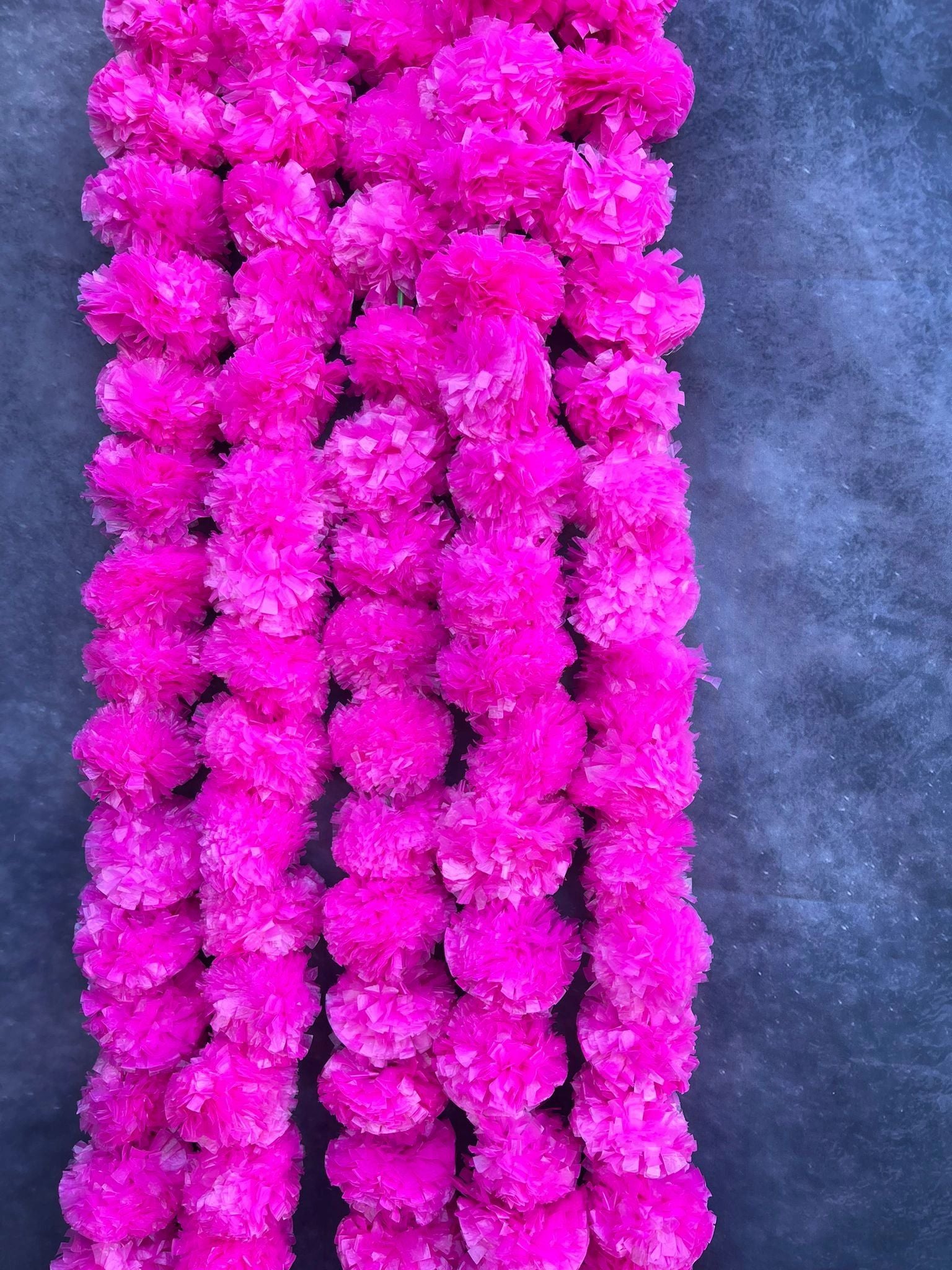 Marigold Flower Festive Danglers Set of 5 Strings