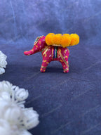 Elephant Pom Pom Tea Light Holder Pair