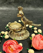 Antique Finish Parrot Diya