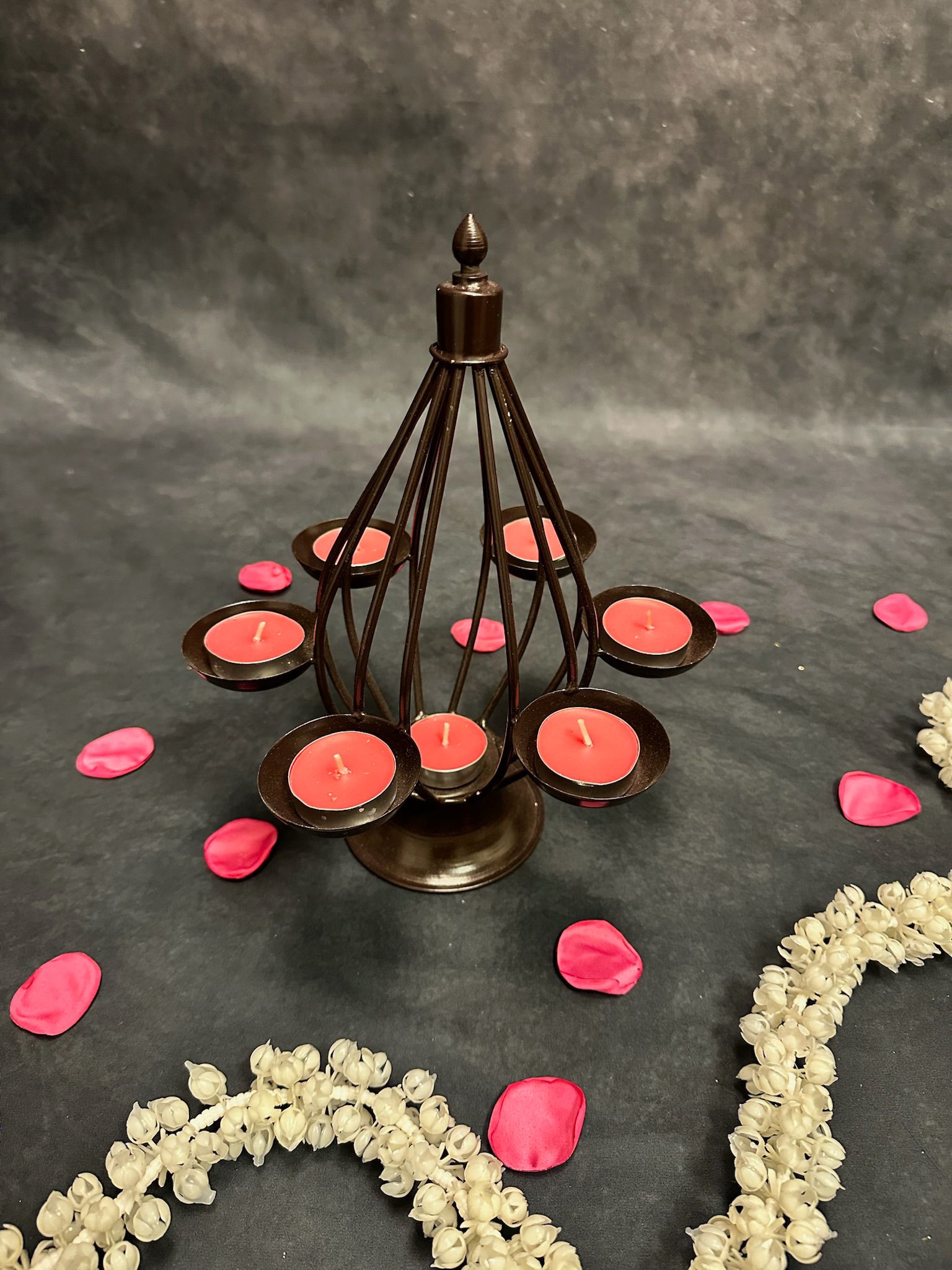 Kalash Cone Multi Tea Light Holder