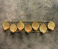 7 Leaf Horizontal Tea Light Holder Wall Hanging Decor