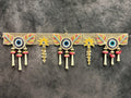 Evil Eye With Rose Fabric Pearl Toran