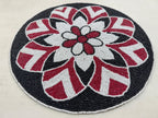 Rosetta Beaded Round Mat