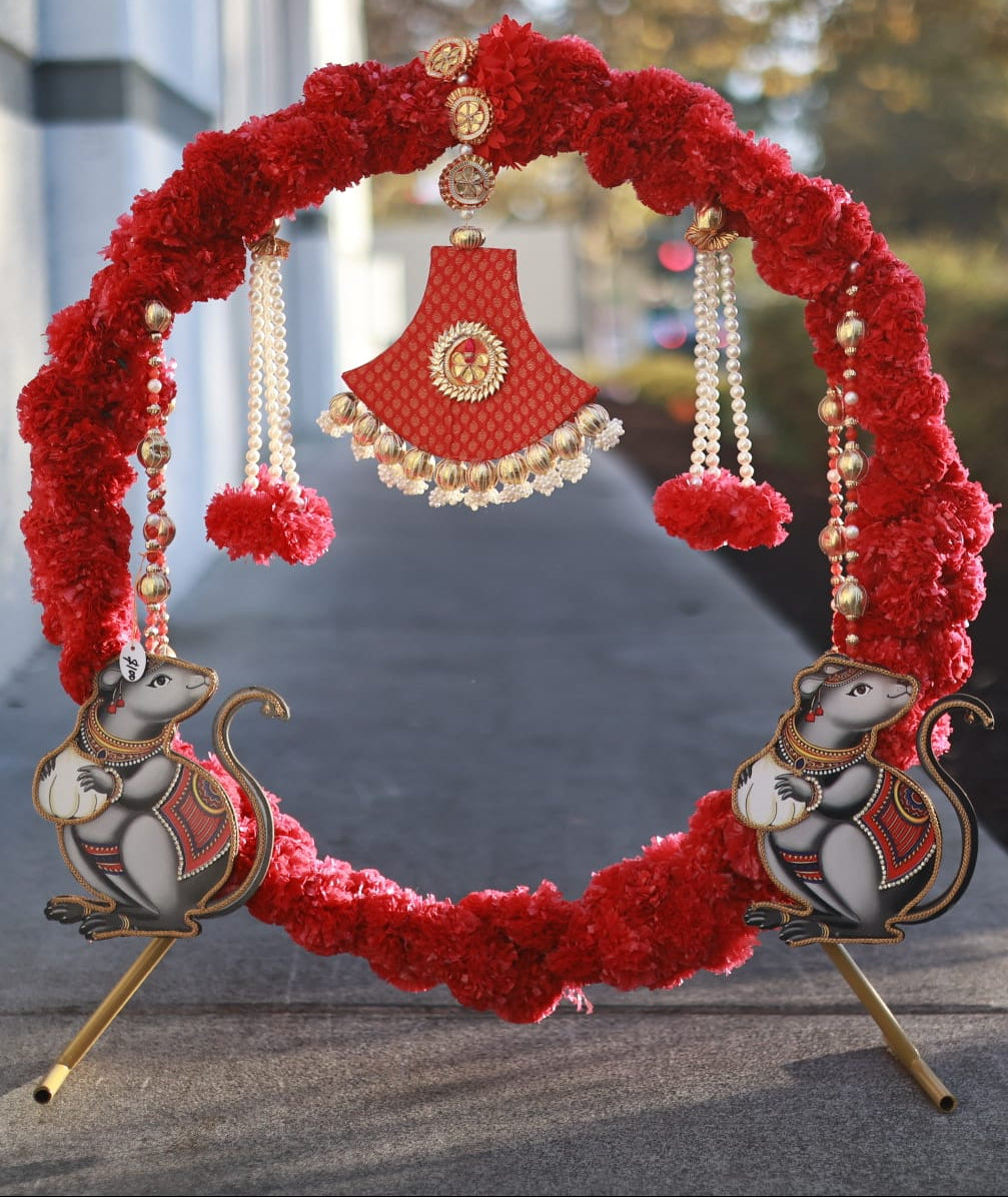 Pre-Made Backdrop Round Arch 2