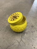 Solid Color hammered finish Matka Shape Canister