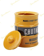 Barrel Style Chutney Aachar Storage Jar Combo