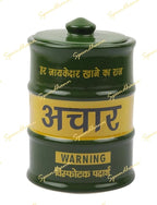 Barrel Style Chutney Aachar Storage Jar Combo