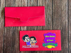 Rakhi Envelope in Red Color with Pyari Behena Writing